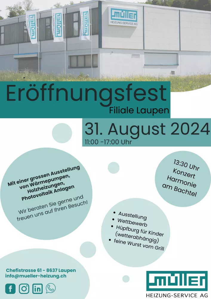 Eröffnungsfest Filiale Laupen